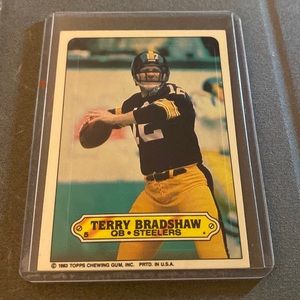 Terry Bradshaw Topps Card 1983